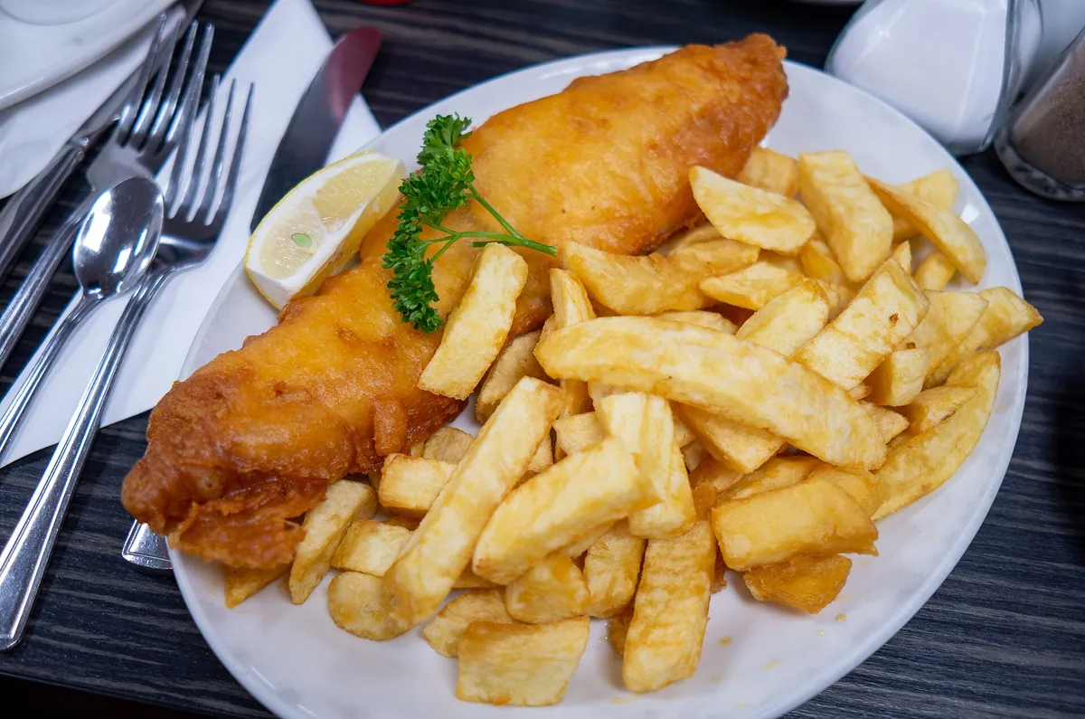 Fish & Chips food typical of Ford's